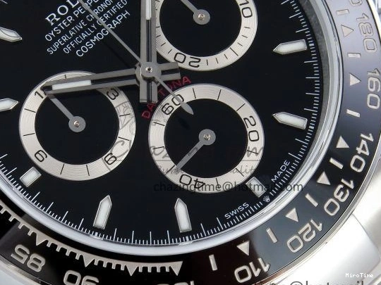 MiroTime 0130 2023 Daytona 126500 QF 1:1 Best Edition 904L Steel Black Dial on SS Bracelet SH TechFriendly 1490